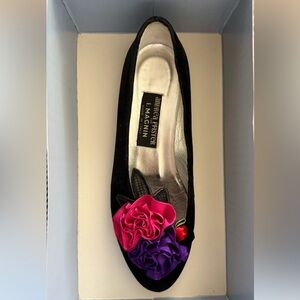 Andrea Pfister for I. Magnin Vintage Flats with Flowers